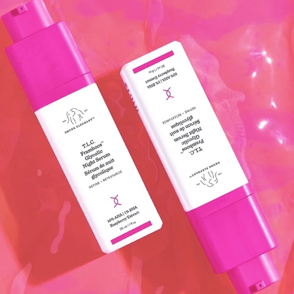 NIB✅Drunk Elephant - T.L.C. Framboos Glycolic Night Serum - Picture 4 of 7